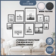 GOOD DAZE 4R Photo Frame Home Decor a3 Frame Bingkai Gambar Frame Gambar 相框架 Black Frame White Frame