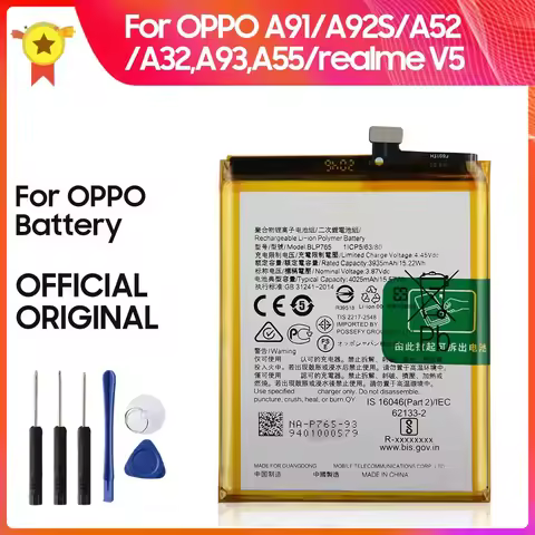 BLP765 BLP807 BLP779 BLP805 BLP781 Battery For OPPO Realme V5 A32 A52 A55 A91 A92S A93 Phone Replace