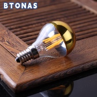 BTONAS Crystal Light Bulb, Warm White 4W LED Light Bulb, 2023 Candle E12/E14/E26/E27 Incandescent Ca