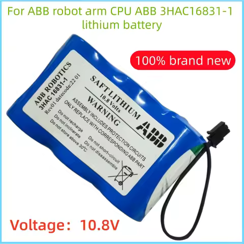 For ABB robot arm CPU 3HAC16831-1 lithium battery 10.8V lRB2400 non rechargeable battery pack