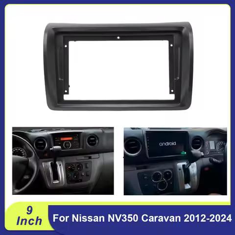 For Nissan NV350 Caravan 2012-2024 9 Inch Car Radio Frame Fascia Panel Mount Kit for Android Stereo