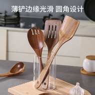 Haoyuan Acacia Wood 10-Piece Set Acacia Wood Spatula Spoon Long Handle Wooden Soup Spoon Acacia Wood