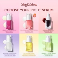 Glad2Glow Yuja Pomegranate Peach Retinol Vitamin C Centella Peeling Serum [AQIS BEAUTY]