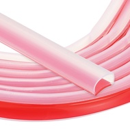 3/6 Meters D Shape Weather Stripping Door Seal Silicone Adhesive Door Weather Strip Seal Strip Sound