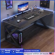140/120CM Gaming Table Upgrade Carbon Matt Anti-Scratch PC Table Study Table Meja Belajar Meja Pc me