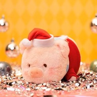 Lulu豬 聖誕節 聖誕帽 公仔 罐頭豬 交換禮物 聖誕禮物 Lulu豬 聖誕 公仔 20cm