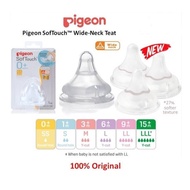 Pigeon Wide Neck Softouch Nipple Pigeon Bottle Teat