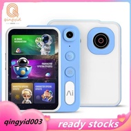 Kids AI Learning Camera Portable Children Explore Camera 2.4G Intelligent AI Educational Camera Blue