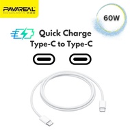 PAVAREAL 60W PD Cable Type c cable Fast Charging 6A Laptop Android Tablet Phone kabel charger type c