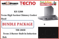 TECNO HOOD AND HOB FOR BUNDLE PACKAGE ( KD 3288 &amp; TIH 280D ) / FREE EXPRESS DELIVERY