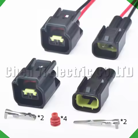 2 Pin Automotive Ignition Coil ignition coil Connectors Wire Harness plug FW-C-2F-B FW-C-2M-B For Fo