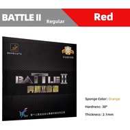 729มิตรภาพชุดยางลายกีฬาปิงปอง Battle 2 Series Packy มืออาชีพ Pong-In Pong Rubber สำหรับระดับกลางและร