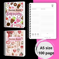 Buku Recipe  50helaian (100m/s) A5 size 80gsm