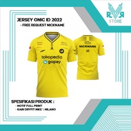 Jersey 2023 Hot Baju New Kaos Onic Id 2022 Game Mobile Legends Ml Pubg Freefire Ff (request Nickname