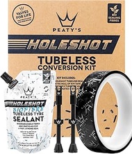 Peaty's Tubeless Wheel Conversion Kit - Road & Gravel - 23 mm Tape / 60mm Valves / 1x 120ml Holeshot