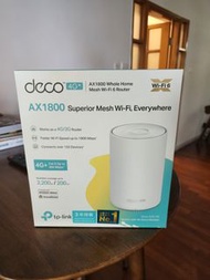 TP-Link 普聯Deco X20-4G AX1800 雙頻 4G Wi-Fi 6 Mesh 路由器 香港行貨