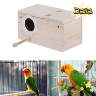 DALIA Cage Nest Wooden Security Budgie Nesting House