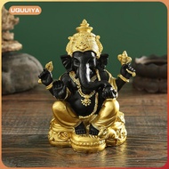 [uguuiya] Baosity Ganesha Figurine India Buddha Home Office Mandir Diwali Feng Shui Decor