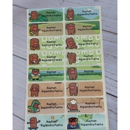 Domo name label sticker label name waterproof