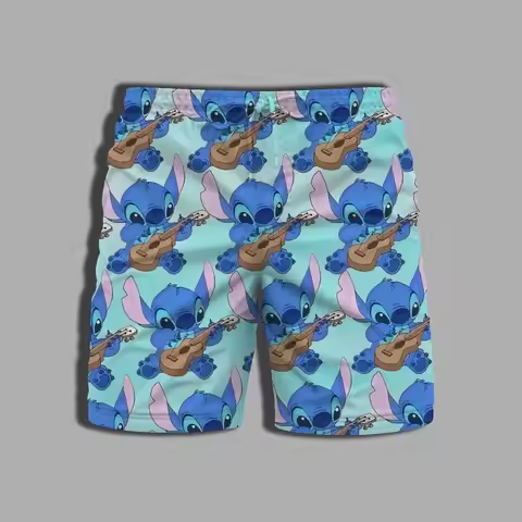 Male Shorts for Women Pants Printing Men Swimsuit Beach Wear Gym Summer Disney Men's Clothing Bathin