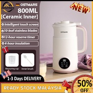 ZENTREK Domeng Soymilk Machine 800ml Soya Bean Machine Soya Milk Maker Upgrade 10 Blades Ceramics Li