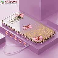 Jinsouwe เคสมือถือสำหรับ Samsung Galaxy Note 8 Note8 Samsungnote8เคสมือถือสำหรับการ์ตูนเด็กหญิงเด็กชายเคสแบบบางลายผีเสื้อ