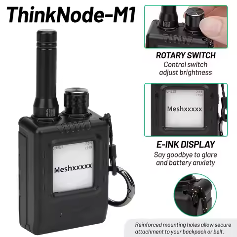 ELECROW ThinkNode M1 Compatible Meshtastic LoRa Node SX1262 with E-ink Screen&GPS 868MHz 915MHz