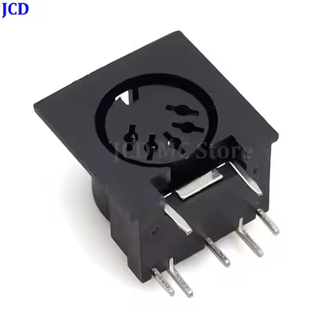 5/10PCS DS Terminal Connector DS-5-01 PCB Panel Mount Female Connector DIN5 DIN 5-Pin Jack DS-5-01 M