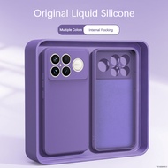 Colorful Silicone Phone Case For Xiaomi Poco F6 F7 F8 Pro Liquid Soft TPU Silicone Phone Case Replac