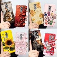 For Huawei Honor 6X / GR5 2017 Case Pretty Flower Printing Candy Color Soft Silicone TPU Phone Case 