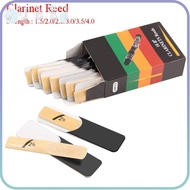 SULIN Clarinet Reed, 10Pcs Reed Saxophone Whistle,  Bb Alto Strength Bb Tone Clarinet