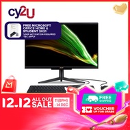 ACER ASPIRE C24-1610 23.8" All-In-One Desktop PC (i3-N3058GB DDR5512GBWired Keyboard & Mse Win11 MS