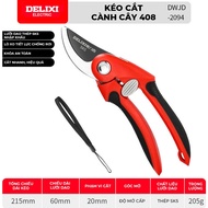 Kéo Cắt Cành Cắt Tỉa Cây Delixi kéo Cắt Cành Trên Cao Cành Cây Khô Lưỡi Thép Sắc Bén Siêu Bền Tay Cầ