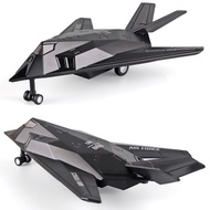 F117 Fighter Diecast Alloy Pull Back Warcraft Collectable Toy Gifts for Children