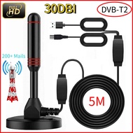 【Free shipping】 Portable Tv Antenna 30dbi Quick Response Indoor Outdoor Digital Hd Aerial With Ampli