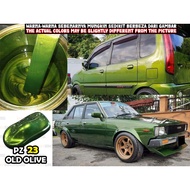 Aikka Color Supreme Pearlized ( PZ 23 ) Sacramento Green Body Paint Aerosol Spray aikka 2K Basecoat