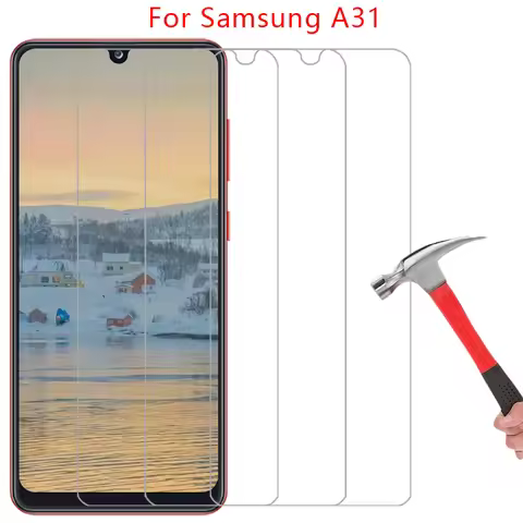 tempered glass for samsung galaxy a31 phone case on samsunga31 galaxya31 a 31 31a 4g 5g back cover 3
