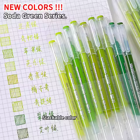 LANGUO New Colors Morandi Gel Pen Student Diary Scrapbook Painting DIY 45/9 Colors Gel Pen Set Color