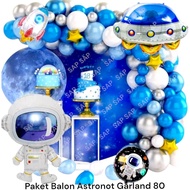 Astronaut GARLAND Balloon Package 80SP/ Astronaut Birthday Decoration