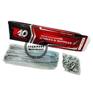 SPOKE LIDI CHROME JEJARI RANTING 161/184/157/172/155/163/168/180/RXZ/Y110/LC135/YB100/EX5/KRISS/SRL1