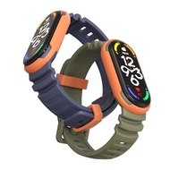 XiaoMi Mi Band 7 6 5 4 3 Strap Colourful Silicone Strap for MiBand 4 MiBand4 Mi Band 3 or Mi Band7 B