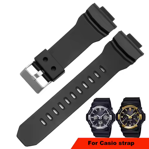 High quality silicone watch accessories For Casio G-shock GAW-100B GA-150 200 201 300 310 GAS-100 ru