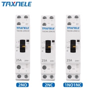 2P 16A 25A 220V/230V 50/60Hz hộ gia đình Din Rail AC contactor Modular điều khiển bằng tay nhà AC co