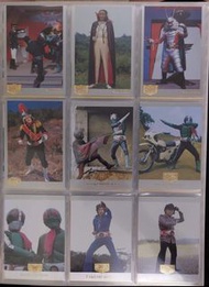 幪面超人1,2號1代直角全套9銀+18金字+18銀字+180白咭卡+promo+專用咭簿