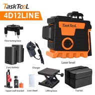 TASKTOOL 4D Laser Level 12/16 Line เครื่องวัดระดับเลเซอร์แบบหมุน 360° พร้อมระบบวัดอัตโนมัติ