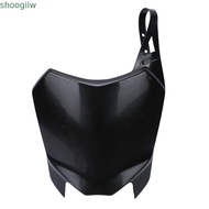 SHOOGMY Dirt Bike Number Plate, Plastic Black Front Number Plate, Durable Front Mount Pit Bike Front