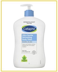 CETAPHIL 舒特膚温和沐浴露綠色清香型 ULTRA GENTLE REFRESHING BODY WASH 1000ML
