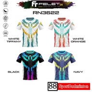 Felet RN 3622 RN3622 Graphic Badminton T-shirt - Original Felet Badminton shirt
