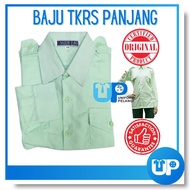 Baju TKRS Hijau muda Cotton Lengan Panjang Tunas Kadet Remaja Sekolah Kokurikulum 8514 tkrs-l Uniform Pelangi