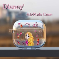 Disney Princess Series Transparent compatible AirPods3 case for compatible AirPods (3rd) 2021 New compatible AirPods3 Earphone Protective Suitable compatible AirPodsPro compatible AirPods2gen